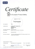 Сертификат Semko Thermoreg TI 950